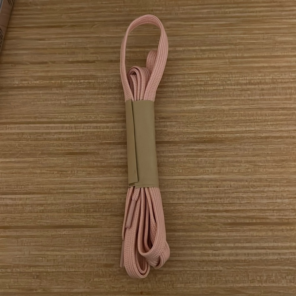 Pink shoe laces